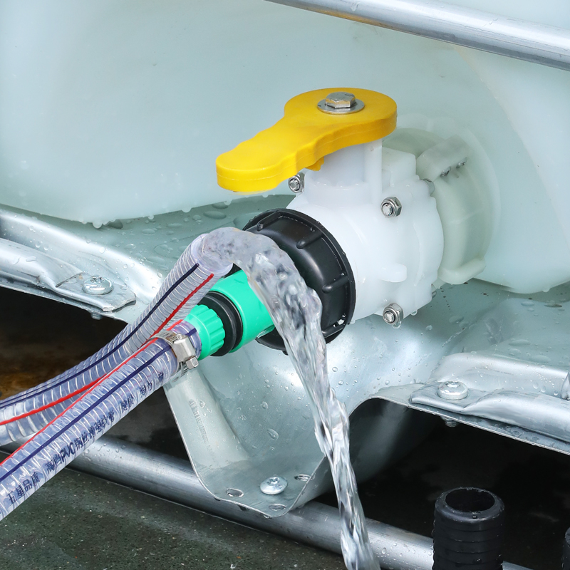  IBC Tote Toan Toby Adapter Adapter Robinet Valve IBC Tank S60X6 Connecteur 3/4 '