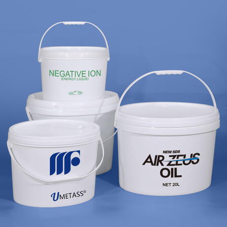 20L Bodet en plastique de seau ovale de 5 gallons