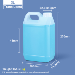 Pichets de style F 3L Pichet en plastique HDPE de 3 litres Jerrican en plastique