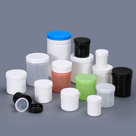 Bouche à bouche large hdpe / pp en plastique avec couvercle