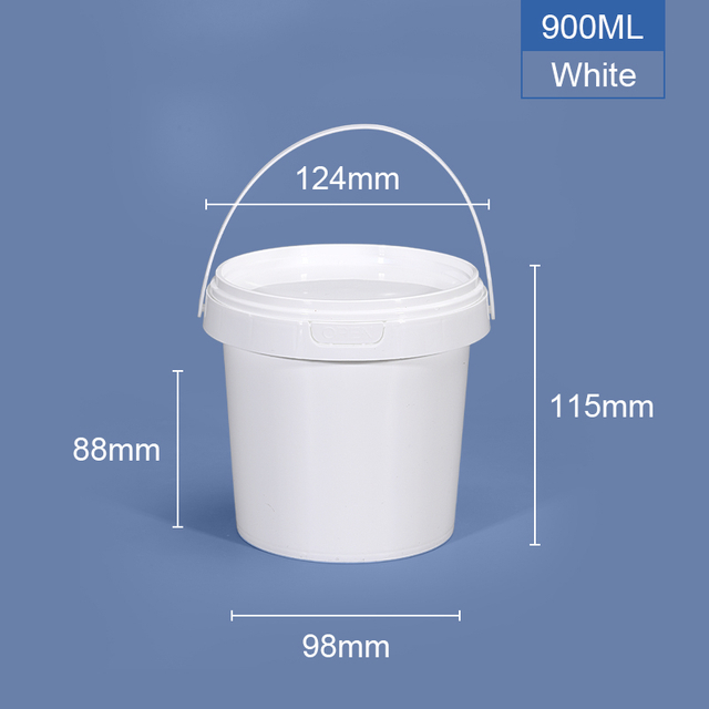 900 ml 30 oz. Baignoire en plastique rond