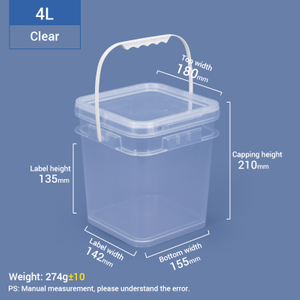 4L BET DE PLASTIQUE DE PLACE TRANSTAGE UN GALLON