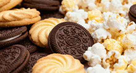 Collations (bonbons/biscuits/popcorn)