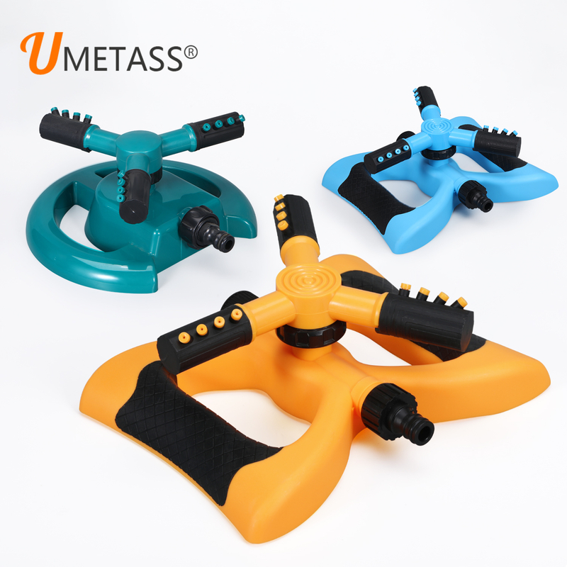 Sprinkler de jardin en rotation pour une couverture grande surface, des gicleurs de pelouse et de cour