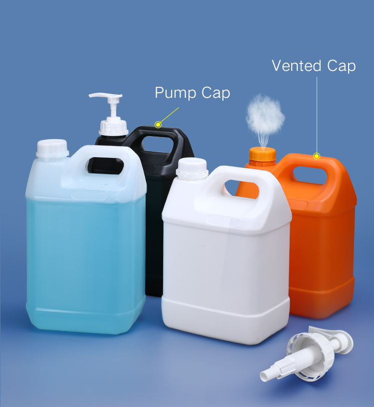 Pichets de style F 3L Pichet en plastique HDPE de 3 litres Jerrican en plastique