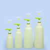 Shampooing de voyage doux vert et revitalisant avec pompe