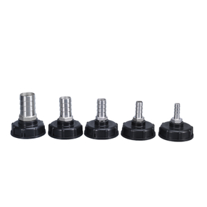 Adaptateur de réservoir d'eau IBC 1/2 '3/4 ' 1 'Garden Connecteur de tuyaux de tuyau de jardin S60x6 Fil gros