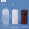 10 ml de collier en plastique PP / HADPE Bouteille