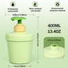 400 ml Bouteille de lavage de corps cosmétique mignon 
