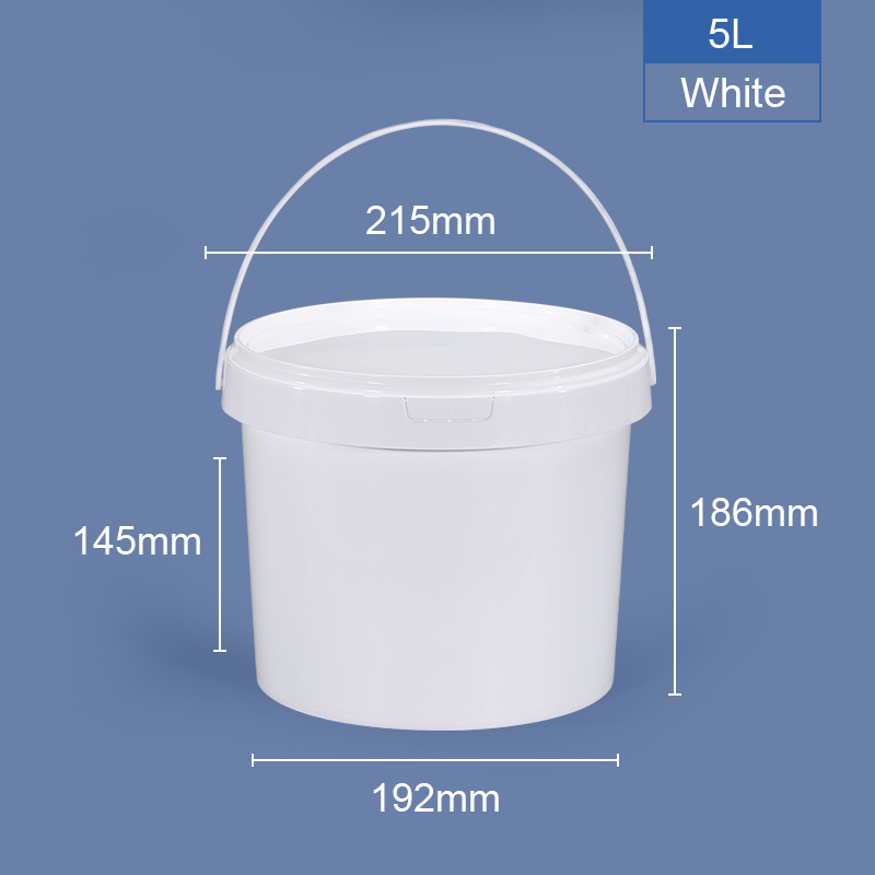 Seau PP de qualité alimentaire 5L