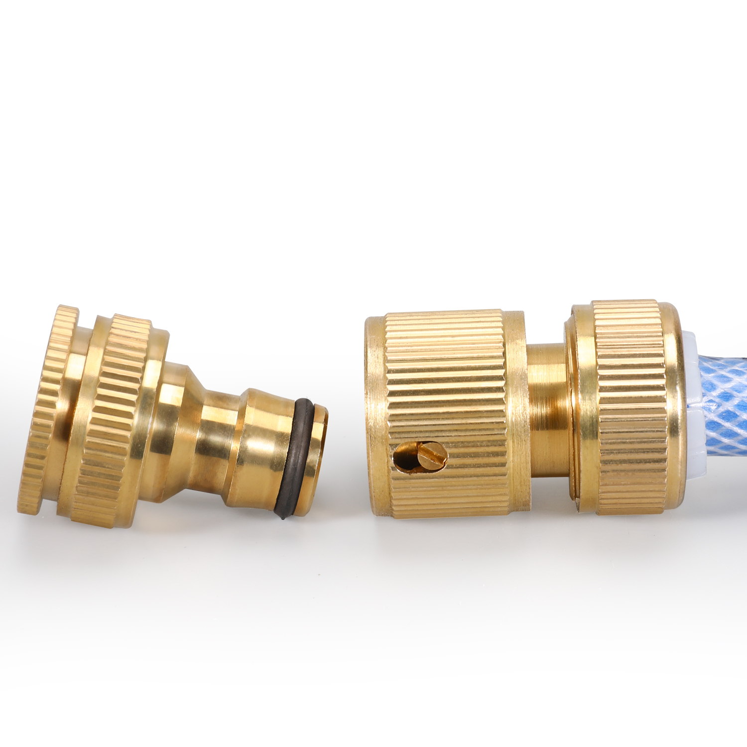 Connecteurs rapides en laiton massif, adaptateur de robinet filetages féminins