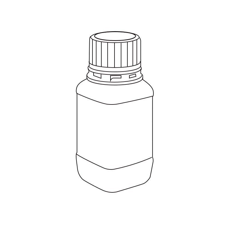Bouteille chimique en plastique