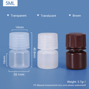 Bouteille PP PP / HDPE en plastique de 5 ml 