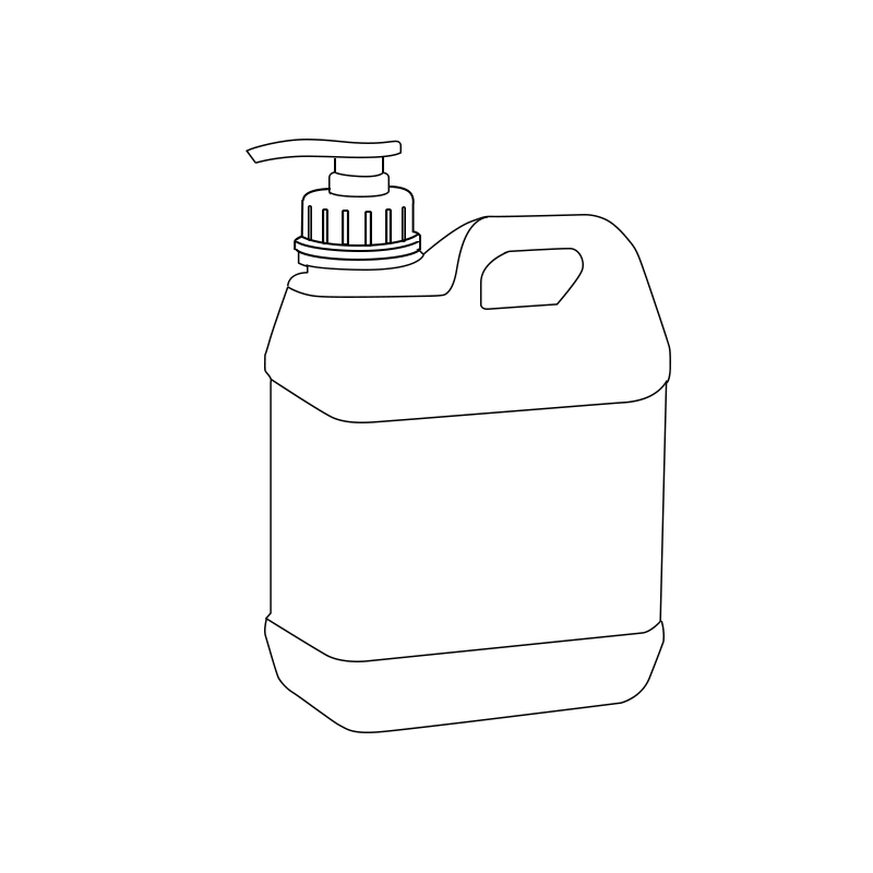 Bouteille de style F avec pompe