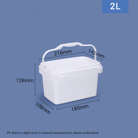 Seau rectangulaire 2L