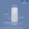10 ml de collier en plastique PP / HADPE Bouteille