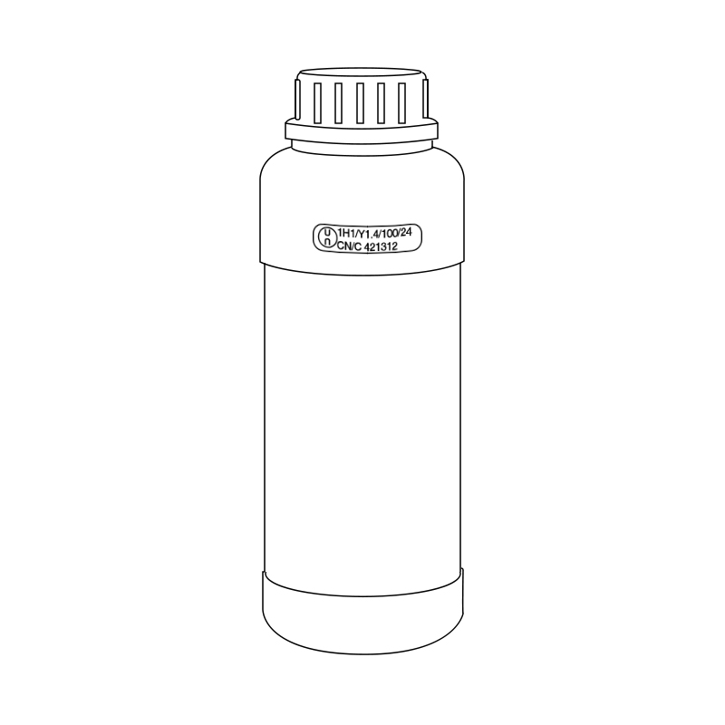 Bouteille fluorée (approuvée par l"ONU)