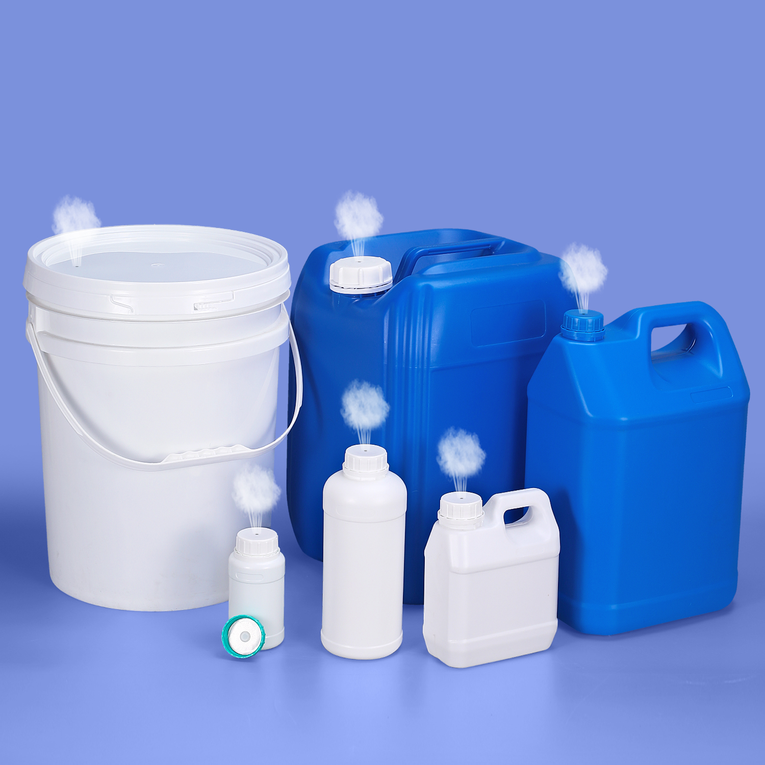 Couvercle respirant TE (inviolable) Bouchon ventilé pour bouteille en plastique