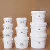 1000 ml un litre baignoire en plastique rond et seau