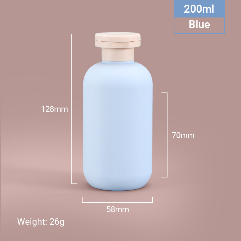 Bouteille de shampooing Flip Top à capuchon de 200 ml