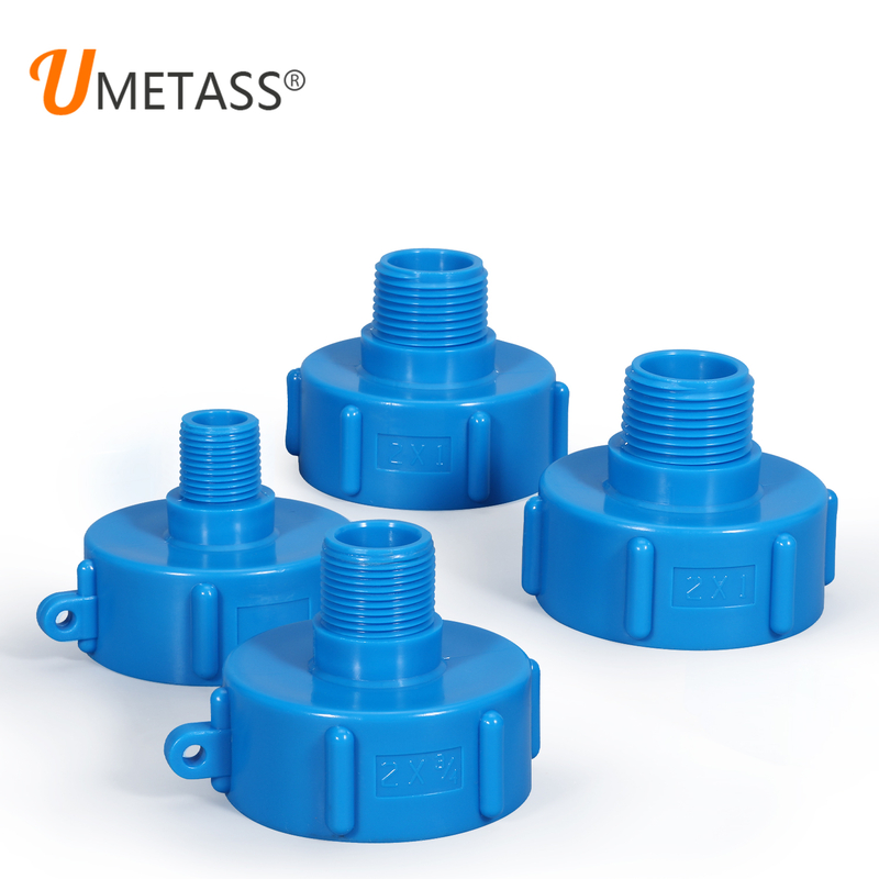 Connecteur IBC Connecteur Connecteur Connecteur Connecteur Connecteur Internal Filetage S60 x 6 AVEC CONNEXION DE TUYAU 1/2 '' 3/4 '' 1 pouce