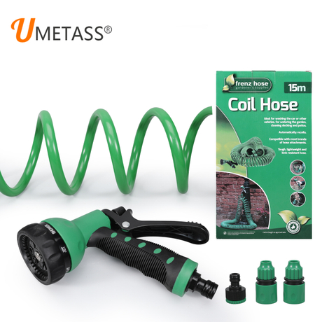 Ensemble de pistolets de pulvérisation de tuyau de jardin, pistolet à pulvérisation à haute pression 8 Fonction de tuyau de tuyau de tuyau à pistolet à eau multiples pour les plantes ou les pelouses, le lavage de la voiture, la douche d'animaux, les fenêtres de nettoyage