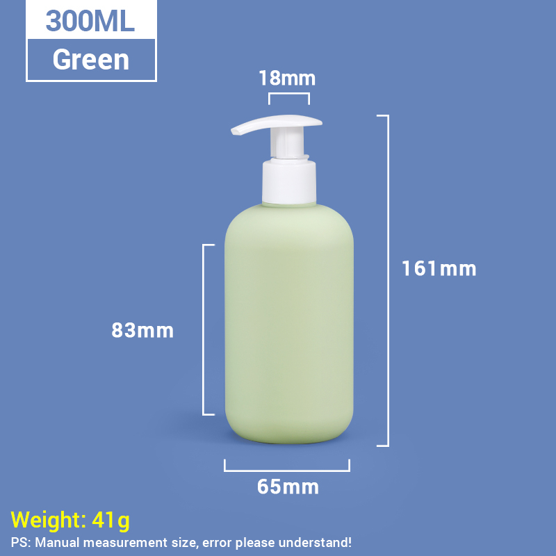 Bouteilles de revitalisant en plastique durable de 300 ml avec pompe auto-verrouillable pour les soins personnels