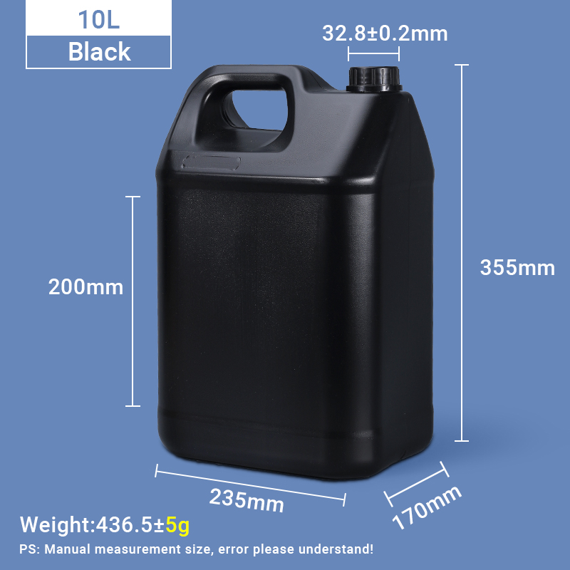 Pichets de style F 10 L Pichet en plastique HDPE de 10 litres Jerrican en plastique
