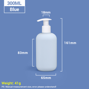 Bouteilles de revitalisant en plastique durable de 300 ml avec pompe à verrouillage auto-verrouillable pour les soins personnels