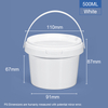 500 ml 16,9 oz. Tubs et seaux ronds en plastique