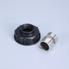Umetass Adaptateur de fourchette de réservoir IBC, Adaptateur de drainage du réservoir de réservoir IBC Adaptateur S60x6 Connecteur de tuyau de fourreau de fil à eau S60X6
