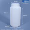 1000 ml de collier de cou de large PP / HDPE Bouteille