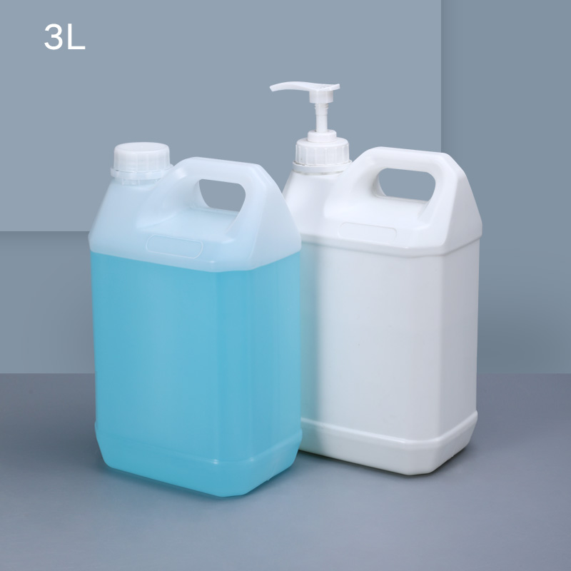 Pichets de style F 3L Pichet en plastique HDPE de 3 litres Jerrican en plastique