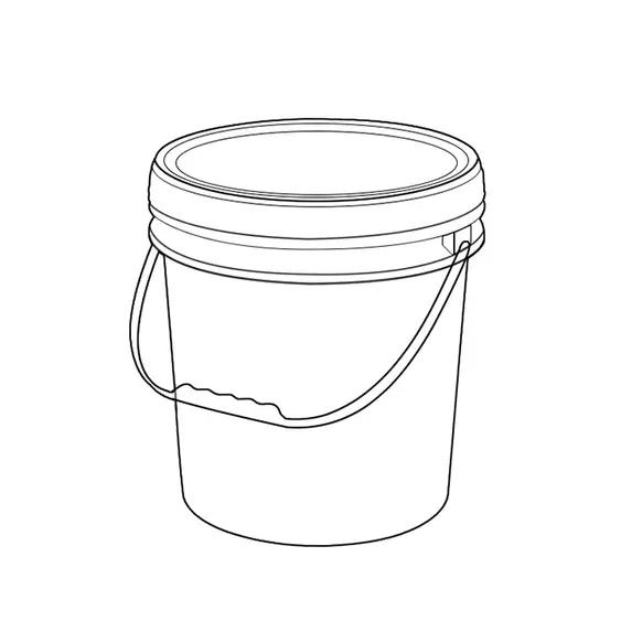 Seau en plastique - Rond