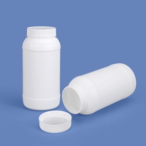Bouteille HDPE fluorée de 2L, récipient étanche à large ouverture pour liquides visqueux et solvants organiques, vente en gros