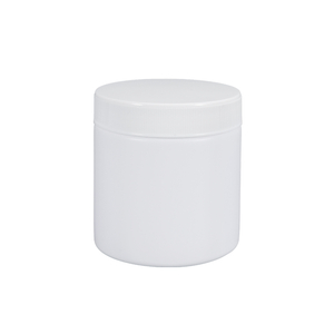 Pot en plastique à vis à large ouverture HDPE de 200 ml