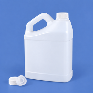 Jerrycan en plastique transparent de vin de HDPE de catégorie comestible de cruches de style 3.8LF
