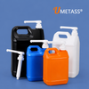 Pichets de style F de haute qualité avec pompe doseuse, jerrican en plastique HDPE pour emballage de liquides 