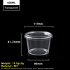 Gobelet en plastique PET transparent de 16 oz 600 ml