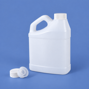 Jerrycan en plastique transparent de vin de HDPE de catégorie comestible de cruches de style 1.3LF