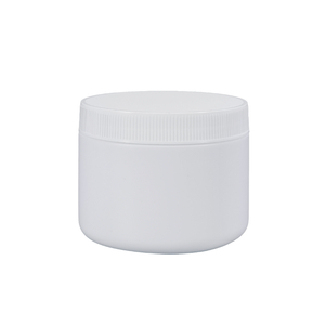 Pot en plastique à vis à large ouverture HDPE de 300 ml