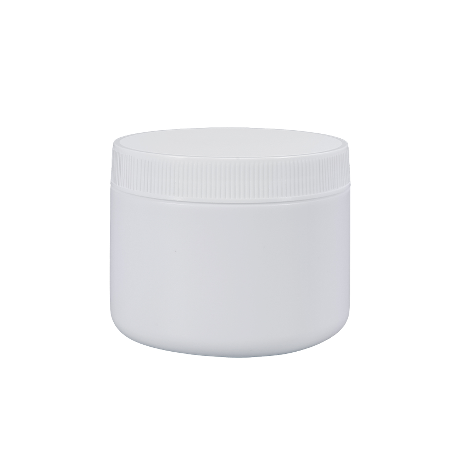 Pot en plastique à vis à large ouverture HDPE de 300 ml