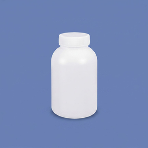 500ml HDPE Wide Mouth Plastic Bottle with Inner Cap Leakproof for Chemical Lab Use