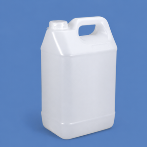 Jerrycan carré en PE de qualité alimentaire de 5 L avec bouchon à bouche de baleine