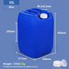 Jerrican empilable de 30 L