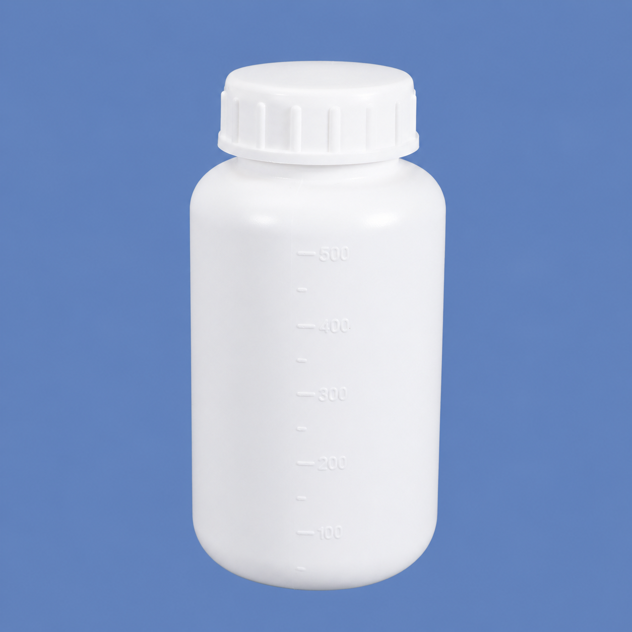 Bouteille en plastique à large goulot HDPE de 500 ml