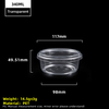Gobelet en plastique PET transparent de 8 oz 340 ml
