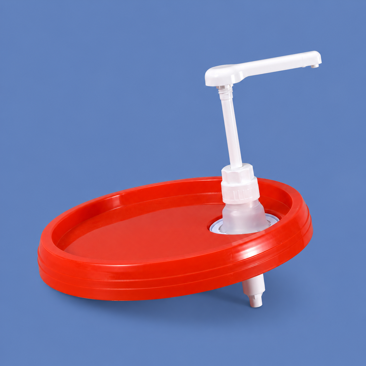 Pompe de distribution en PP pour couvercle de bec de seau en plastique