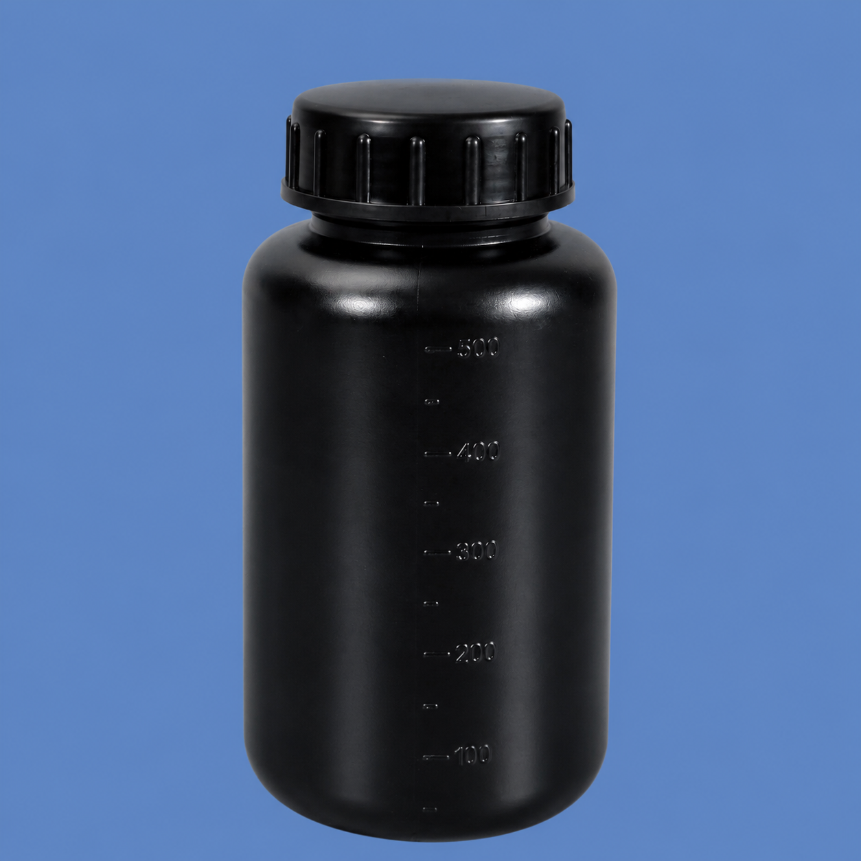 Bouteille en plastique à large goulot HDPE de 500 ml