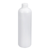 Bouteille en PE blanc translucide de 500 ml avec joint d'induction à bouchon à vis